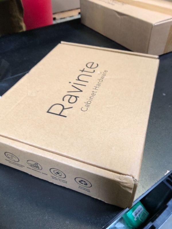 Photo 1 of Ravinte 50 Pack 5" Cabinet Pulls Brushed Nickel Stainless Steel Kitchen Drawer Cupboard Pulls Cabinet Handles 5" Length with 3" Hole Center