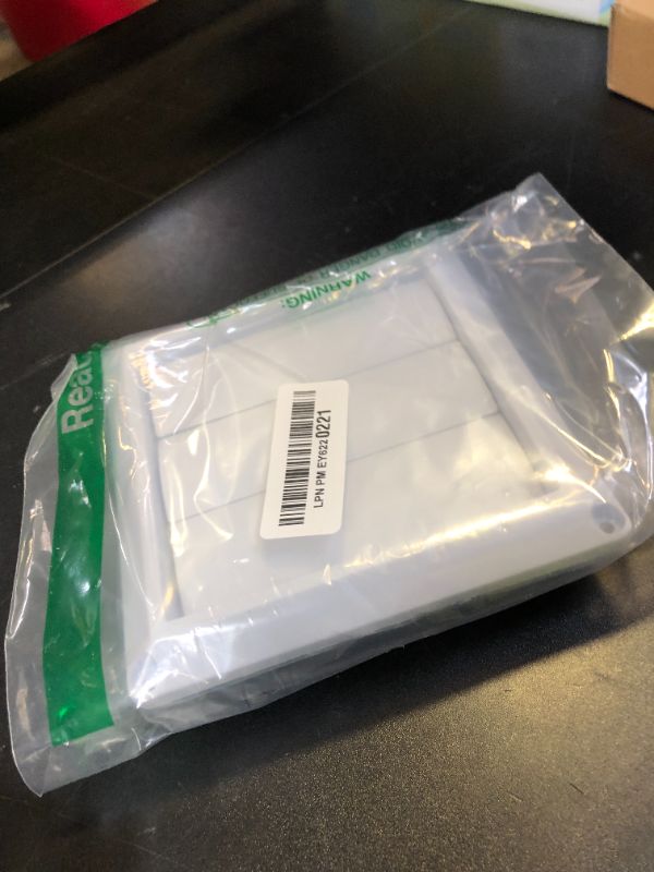 Photo 1 of 4" Dryer Vent Cover for Exterior Wall Vent Hood Outlet with Screen Includes 4 Screws 4" Dryer Vent Cover (White) by Cenipar