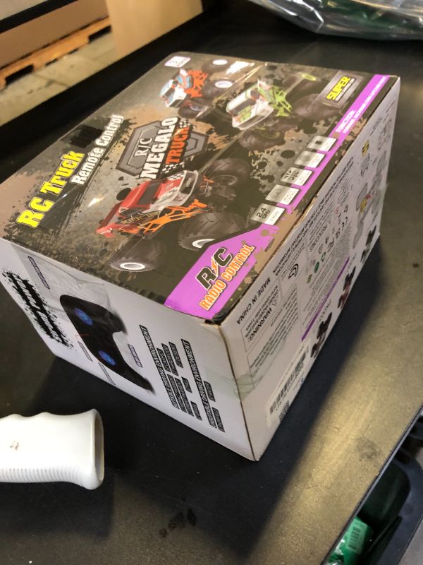 Photo 1 of Kidcia 1:16 Scale RC Monster Truck - 2.4GHz All Terrain Car for Kids 4-12, 20 Km/h Off Road RC Truck, Christmas or Birthday Gift
