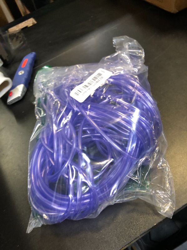 Photo 1 of ResOne 50Ft Oxygen Supply Tubing, Crush Resistant, Standard Connectors for Nasal Cannulas, Cannula Nasal Tubing, Oxygen Concentrator - Purple