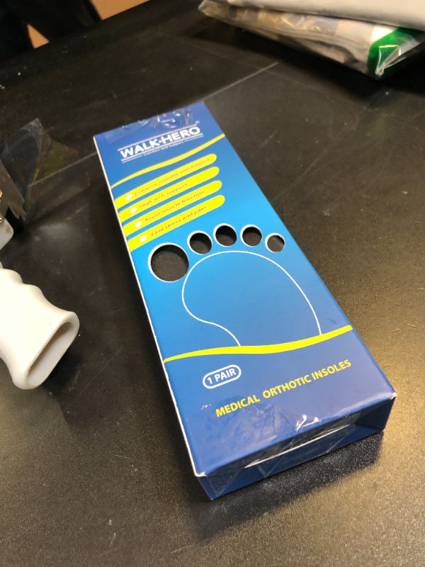 Photo 1 of Inserts Relieve Plantar Fasciitis - Flat Feet Insoles Arch Supports, Orthotic Insoles for Foot Pain Arch Pain Reduce Muscle Fatigue Absorb Shock (Mens 6-6 1/2 | Womens 8-8 1/2)