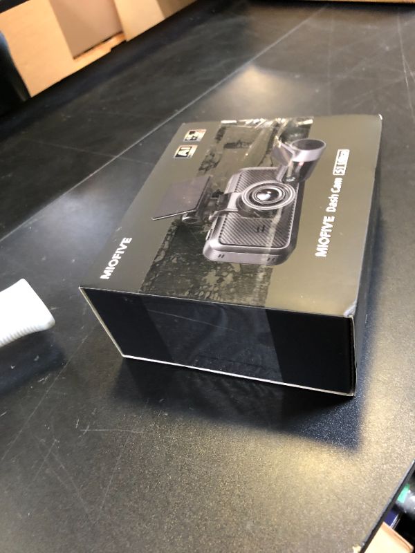 Photo 1 of Miofive Dash Cam Car Front Rear 4K+4K WiFi Bluetooth Dash Cam with 64GB SD Card, Dual Car Camera with Parking Monitoring, Super Night Vision, HDR, G-Sensor, Loop Recording, App Control, Max 512GB