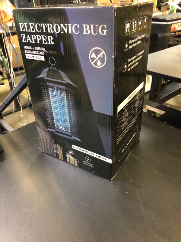 Photo 1 of AMUFER Bug Zapper for Outdoor Indoor, Electric Mosquito Zapper Waterproof with 18W Power & 4400V Instant Grid, Insect Control Efficiency Increased 100%, Coverage of 1/2 Acre, for Patio, Backyard, Home