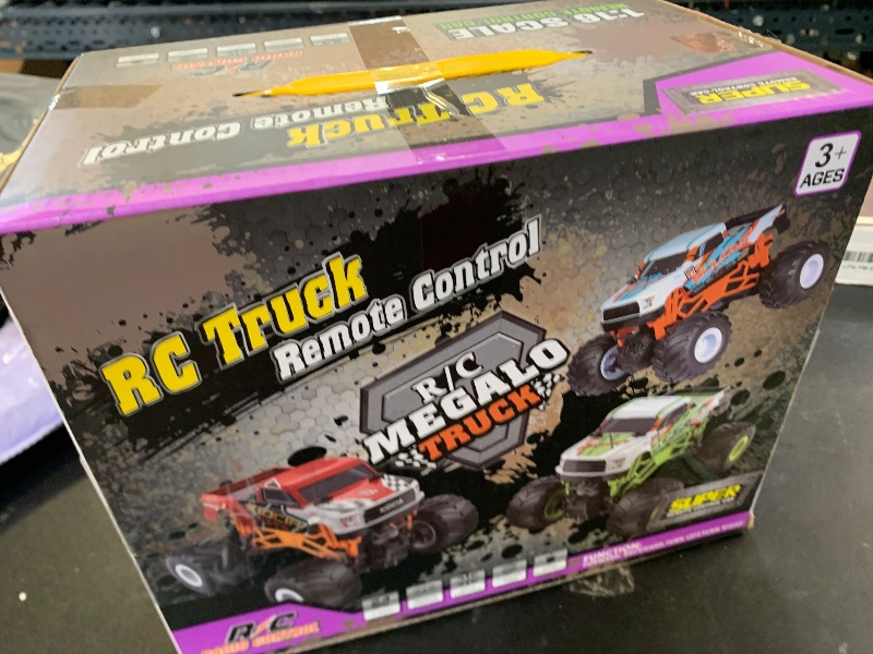 Photo 1 of Scientoy Remote Control Car, 20KM/H Monster Truck Toys for Ages 5-7, 1:16 Scale All Terrain RC Cars for Boys & Girls Age 4-7, 2.4Ghz Off Road RC Truck, Christmas Birthday Gift for Kids