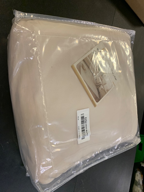 Photo 1 of H.VERSAILTEX Rich Velvet Stretch 2 Piece Cover Chair Slipcover Sofa Cover Furniture Protector Couch Soft with Elastic Bottom Chair Couch Cover with Arms Width Up to 49 Inch(Chair, Ivory)