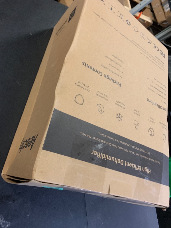 Photo 1 of AEOCKY 1200 sq.ft Rotary Dehumidifier 10 Pint Dehumidifier for Bedroom with Drain Hose,Never Frost,Ultra Quiet Small Portable Desiccant Dehumidifiers for Basement, Home, Bathroom, RV