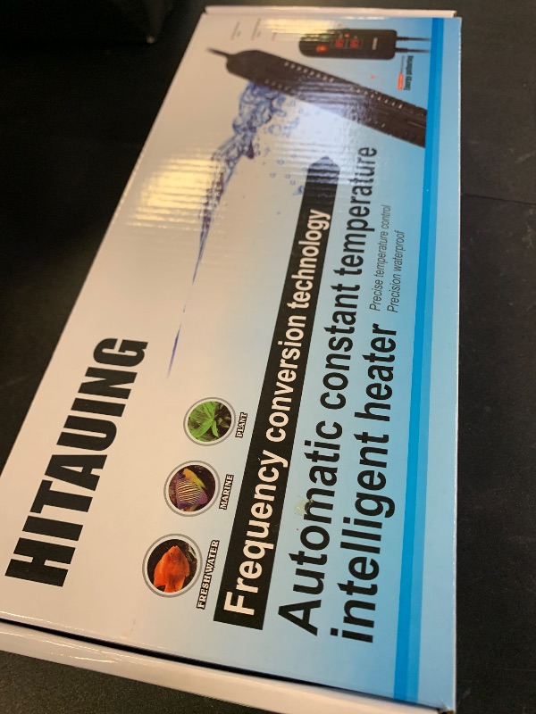 Photo 1 of HiTauing Aquarium Heater, 300W Fish Tank Heater with LED Digital Display & 5 Safety Protection, Submersible Aquarium Heater with 2 Suction Cup and 8.2Ft Cord for 40-75 Gallon Fish Tank.