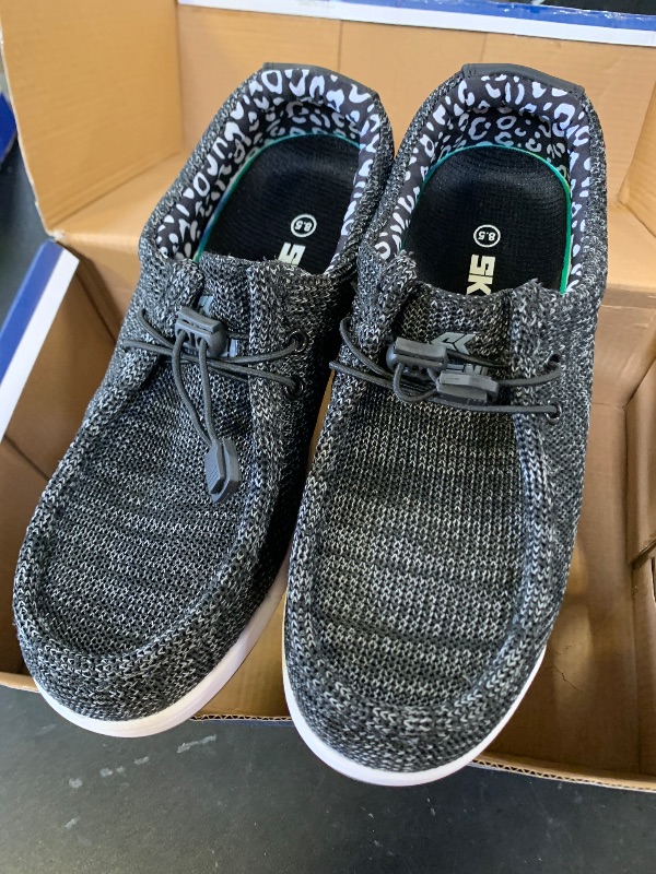 Photo 1 of SKONI Women's Golf Shoe Black/Leopard 8.5