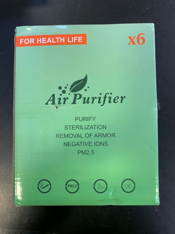 Photo 1 of 6Pack Air Purifier Plug In,Filterless Mobile Air Ionizer,Negative Air Ionizer for Home Use,Quiet Operation Air Freshener for Home,Kitchen,Office,Portable Mini Air Cleaner for Pets,Smoke Dust,Odor(6)