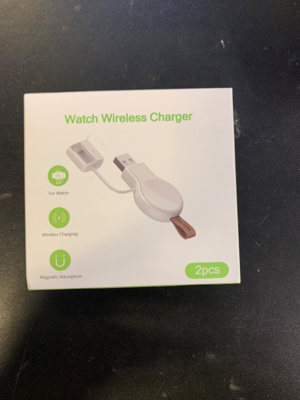 Photo 1 of ???? ???????? for Apple Watch Wireless Charger 2 Pack, Portable iWatch Charger, Travel Cordless Charger, Magnetic Wireless Charging Compatible for Apple Watch 10/Ultra/9/8/7/6/5/4/3/2/1/SE