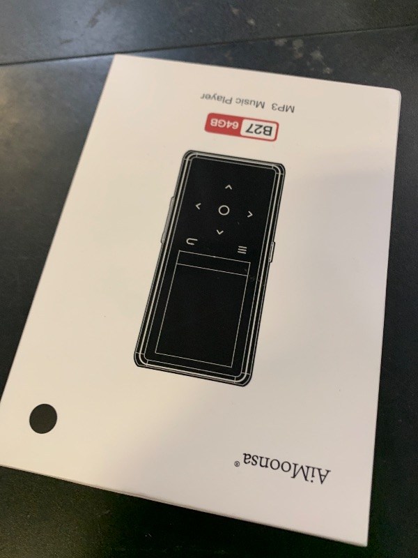 Photo 1 of 64GB MP3 Player with Bluetooth 5.2, AiMoonsa Music Player with Built-in HD Speaker, FM Radio, Voice Recorder, HiFi Sound, E-Book, Earphones Included