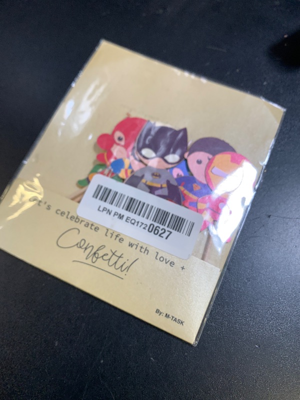 Photo 1 of Confetti 24pc Cartoon Superhero Cupcake Topper for Kids Birthday Party Cake Decoration Supplies Super Heroes Cupcake Toppers Cupcake Toppers/Super Heroes Party Supplies/Superheroes Inspired