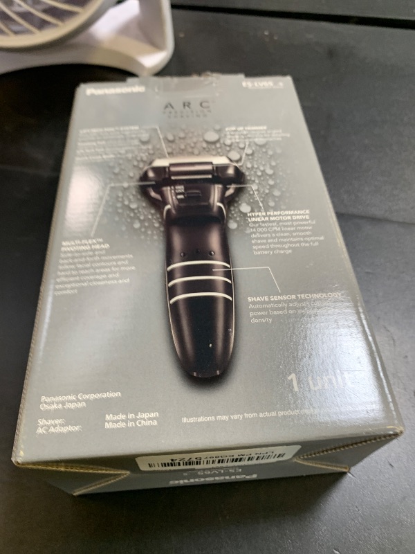 Photo 1 of Panasonic ARC5 Electric Razor for Men with Pop-Up Trimmer, Wet/Dry 5-Blade Electric Shaver with Intelligent Shave Sensor and Multi-Flex Pivoting Head – ES-LV65-S (Silver)