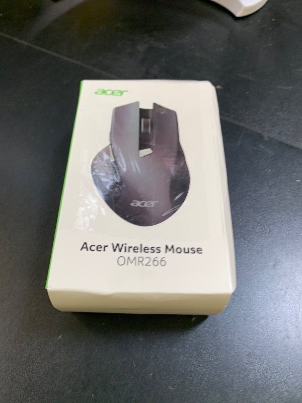 Photo 1 of acer Wireless Mouse for Laptop, 2.4GHz Computer Mouse 3 Adjustable DPI Office Cordless USB Mice with USBA Receiver, 6 Buttons, 1600 DPI, Medium to Large Sized Hands Compatible with PC, Laptop, Desktop