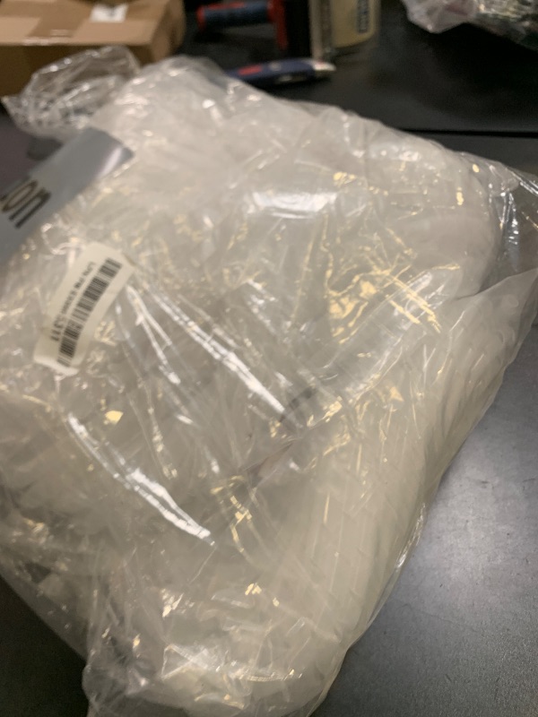 Photo 1 of Secure 1/2 Inch Clear Polyethylene Spiral Wrap - 50 Feet
