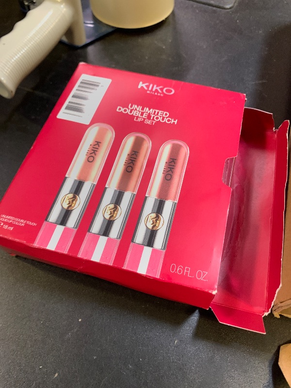 Photo 1 of KIKO Milano Unlimited Double Touch Gift Set 01 | 3 Liquid Lipsticks