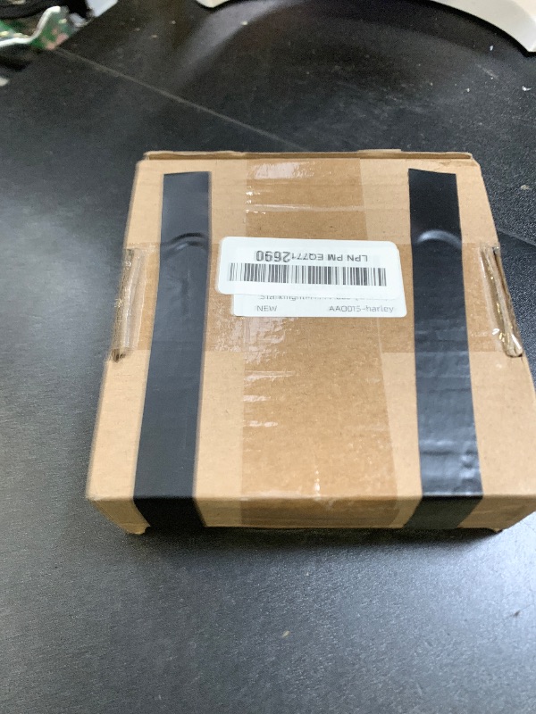Photo 1 of StarknightMT CNC Wide Fat Footpegs 360° Roating MX Foot Pegs Chopper Bobber Style Compatible with Dyna Fatboy Sportster Iron 883 (Black)