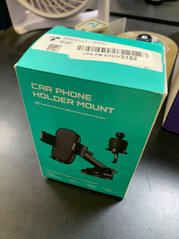 Photo 1 of Qifutan Car Phone Holder Mount Phone Mount for Car Windshield Dashboard Air Vent Universal Hands Free Automobile Cell Phone Holder Fit for iPhone Smartphone Camera Mounts