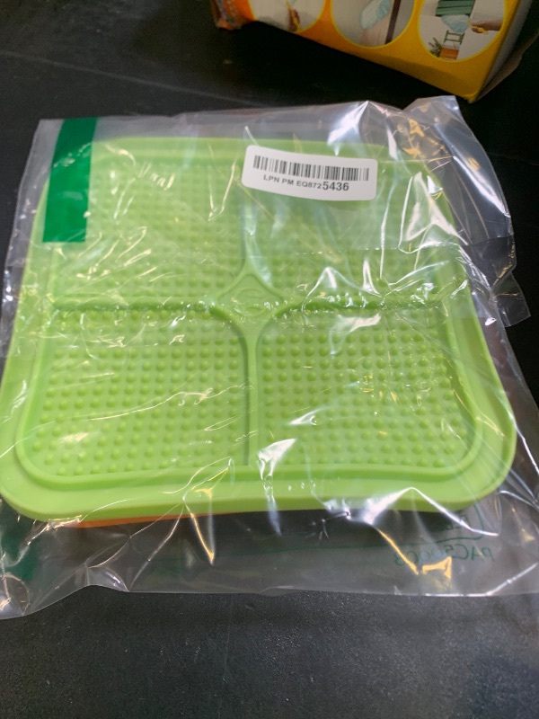 Photo 1 of Hyper Pet IQ Treat Lick mat for Dogs, Slow Feeder & Cat Lick mats | Great Alternative to Slow Feeder Dog Bowls & Feeders | Perfect Licking mat, Cat Puzzle & Dog Enrichment Toys