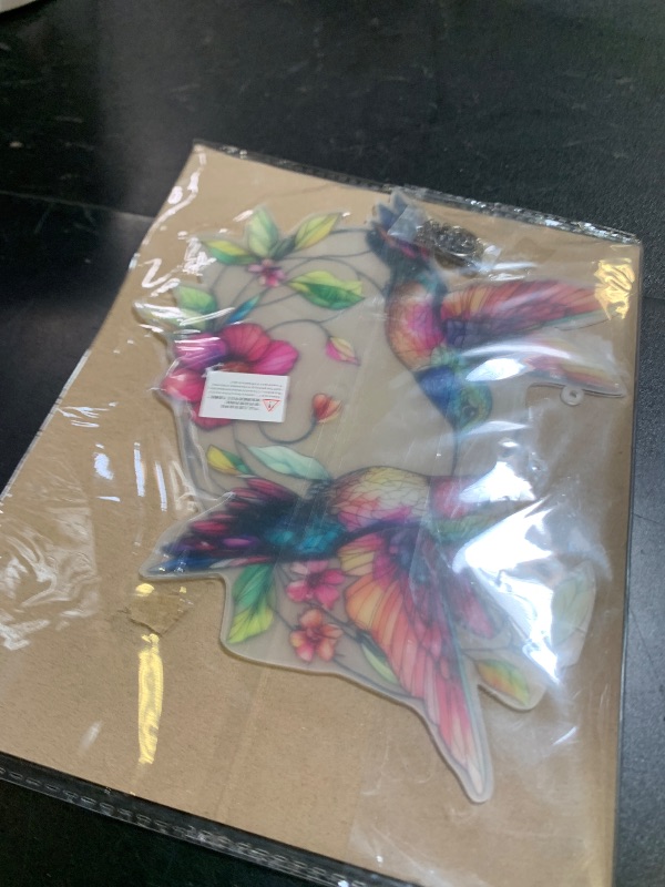 Photo 1 of 1 PCS Translucent Acrylic Hanging Ornament,Hummingbird Garden Suncatcher Unique Hanging Ornament for Wall Decor, Room Decor, Holiday Decor and Home Decoration