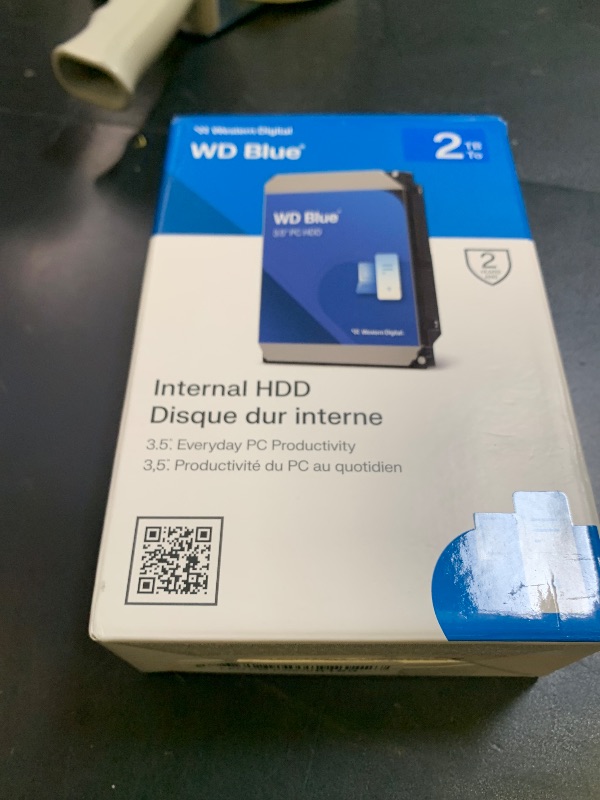Photo 1 of Western Digital 2TB WD Blue PC Internal Hard Drive - 7200 RPM Class, SATA 6 Gb/s, 256 MB Cache, 3.5" - WD20EZBX