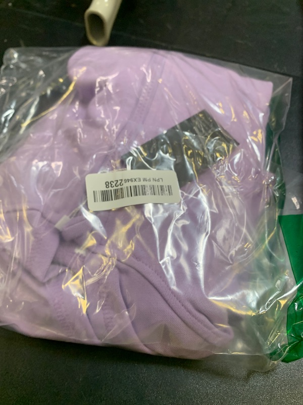 Photo 1 of Spring&Gege Youth Solid Full Zipper Hoodies Soft Kids Hooded Sweatshirt for Boys and Girls, Lavender, Size 9-10 Years