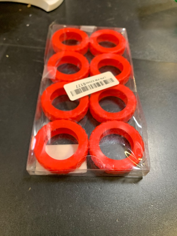 Photo 1 of Goticc Luggage Wheel Covers for 8-Spinner Suitcases, 2.1-2.4 Inch Wheels, Red