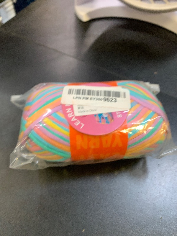 Photo 1 of FREEASYFAR 3.5Oz/120yds Pastel Beginner Easy Yarn for Crocheting and Knitting;Worsted-Weight Medium #4;Cotton Blend Yarn for Beginners Amigurumi DIY(Coral,1 Skein)