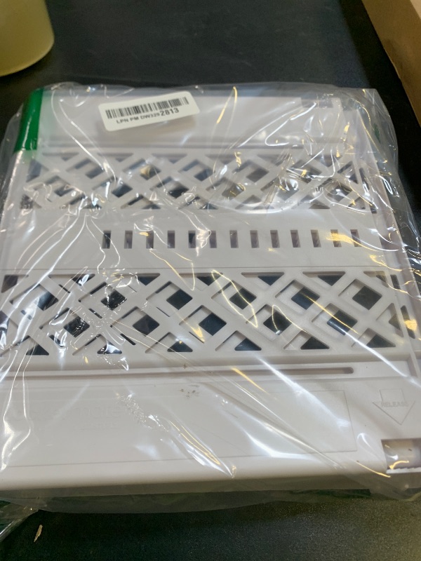 Photo 1 of LockerMate Adjust-A-Shelf Locker Shelf, Extends to Fit Your Locker, Easy to Use, Perfect for School, Office, Gym, White