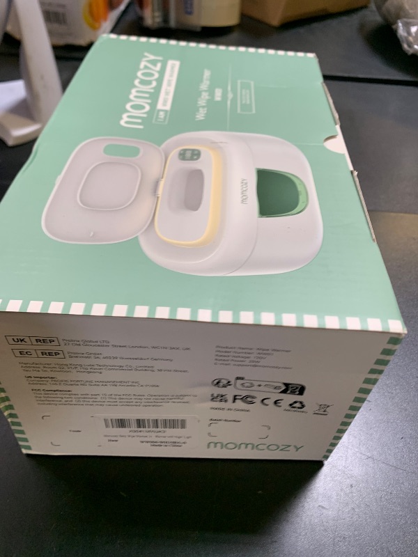 Photo 1 of Momcozy Baby Wipe Warmer, Innovative Spring Design, Large Capacity Wipes Dispenser, Fast and Even Heating, 4 Modes of Temperature Heating Control, Diaper Wipe Warmer with Night Light