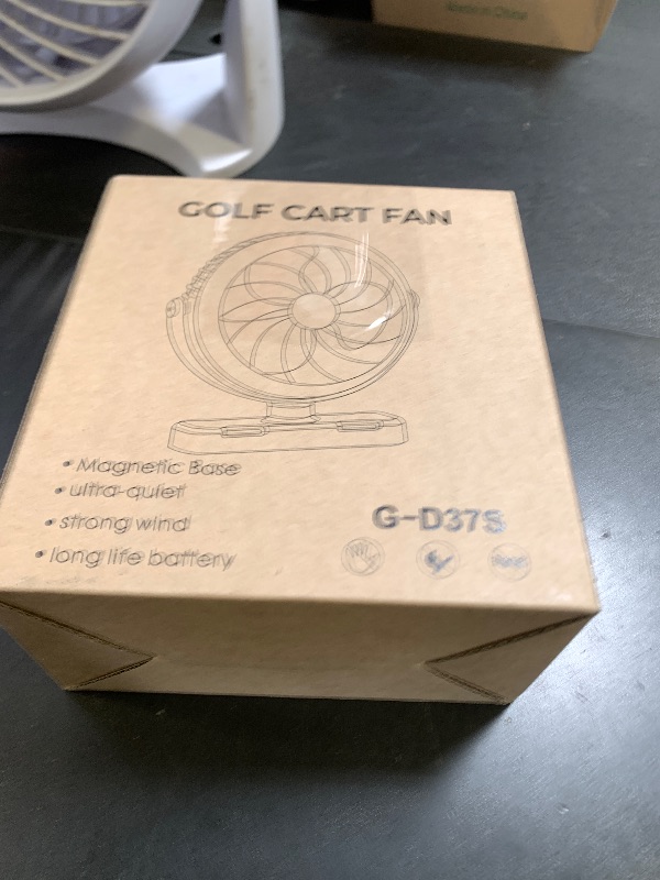 Photo 1 of AMACOOL Magnetic Golf Cart Fan Compatible with EZGO Club Car Yamaha, 5000mAh Rechargeable Portable Fan with 3 Powerful Wind Speeds, 40HRS Running, Golf Cart Essential Accessories