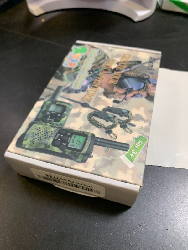 Photo 1 of Walkie Talkies for Kids 22 Channel 2 Way Radio 3 Miles Long Range Handheld Walkie Talkies Durable Toy Best Birthday Gifts for 6 Year Old Boys and Girls fit Adventure Game Camping (Green Camo 1)