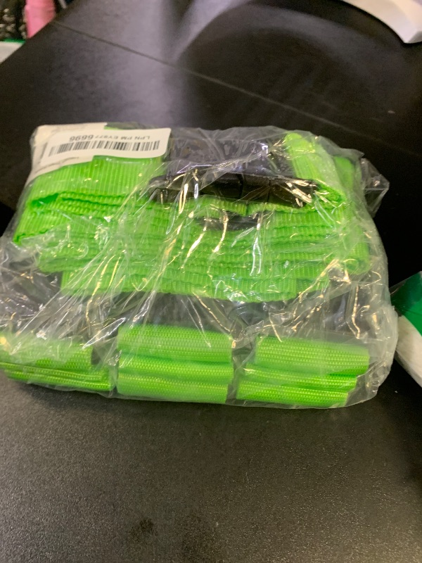 Photo 1 of GORILLA GRIP Heavy Duty 4 Pack Adjustable Luggage Straps for Suitcases, Easy to Identify Travel Belt Connector Holds Suitcase Together, Extends Life of Bag, Strap Connects Two Bags, Accessories Green