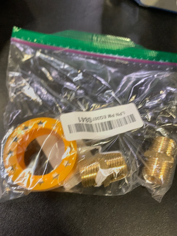 Photo 1 of uxcell 2 Pcs 90 Degree Drop Ear Elbow, 1/2 Inch Female x 1/2 Inch Female Brass Plumbing Fittings, Pipe Connector with Base Plate for Air Water Fuel Pipe