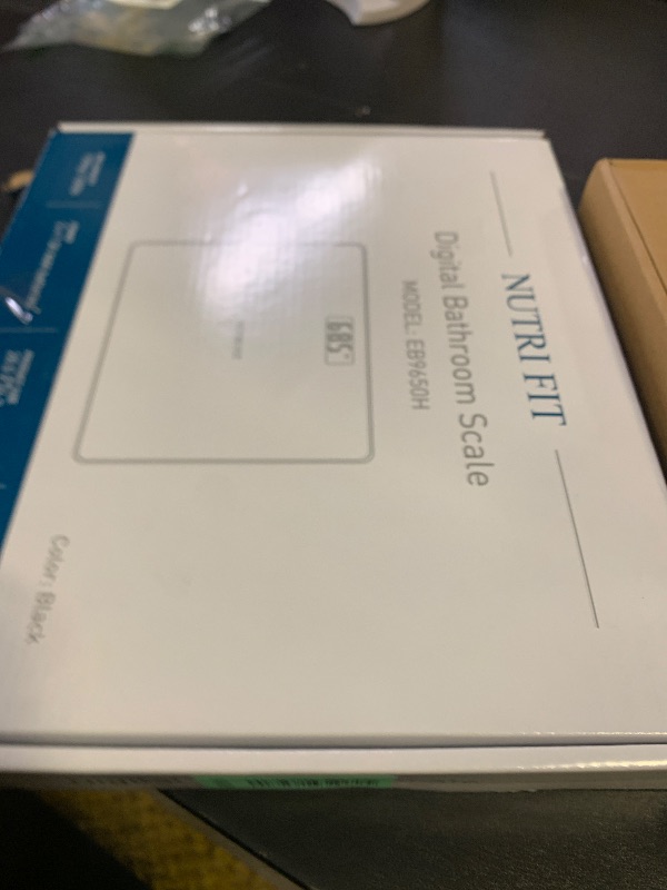Photo 1 of NUTRI FIT Digital Bathroom Scale for Body Weight, Bath Scale for Accurate Weight Watching with Large LCD Display, Most Accurate for The Elderly Safe Home Use, 330 lbs