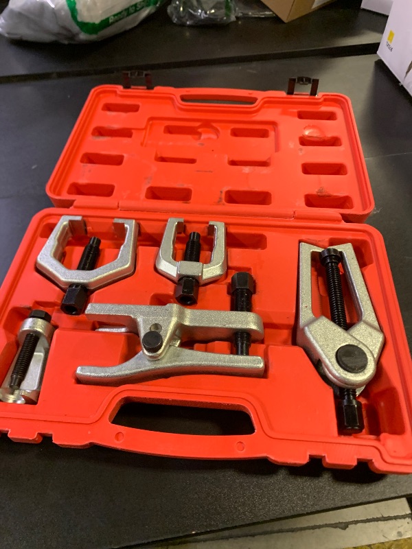 Photo 1 of Bicos 5-in-1 Ball Joint Separator Pitman Arm Puller Tie Rod End Tool Set for Front End Service Tie Rod Removal Tool Splitter Removal Kit