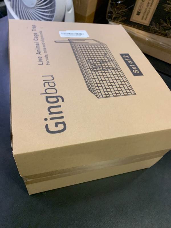 Photo 1 of Gingbau 2-Pack Rat Traps Humane Live Chipmunk Cage Traps