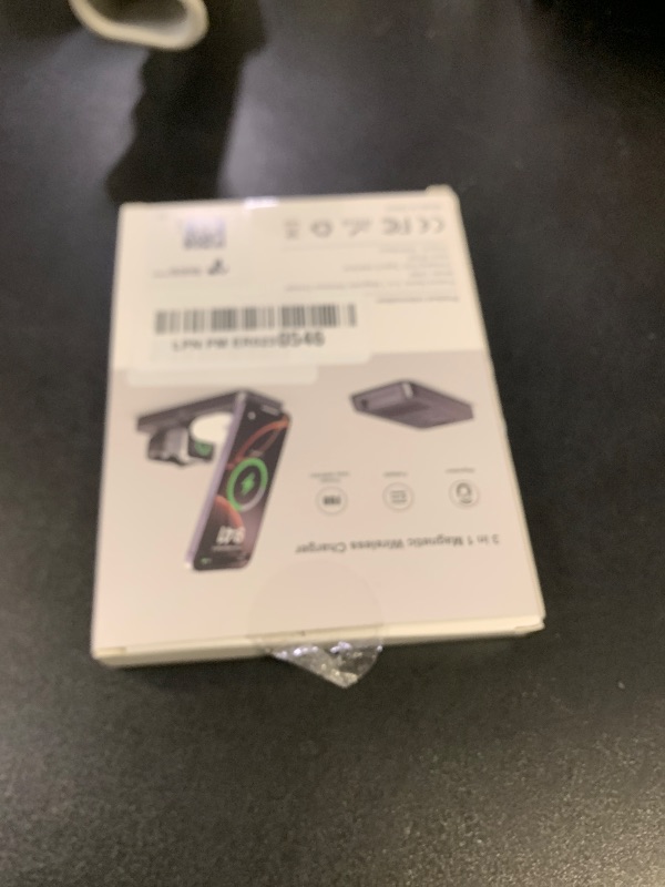 Photo 1 of 3 in 1 Magnetic Wireless for iPhone Charging Station: Foldable Portable Charger for iPhone 17-12 Pro Max & Apple Watch & AirPods, for Apple Multiple Devices Charger for Home,Office&Travel