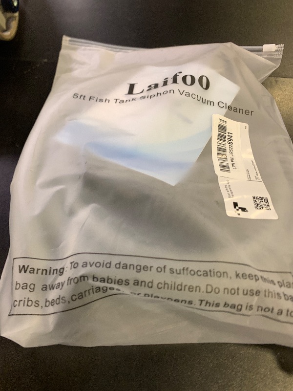 Photo 1 of Laifoo 5ft Aquarium Siphon Vacuum Cleaner for Fish Tank Cleaning Gravel & Sand