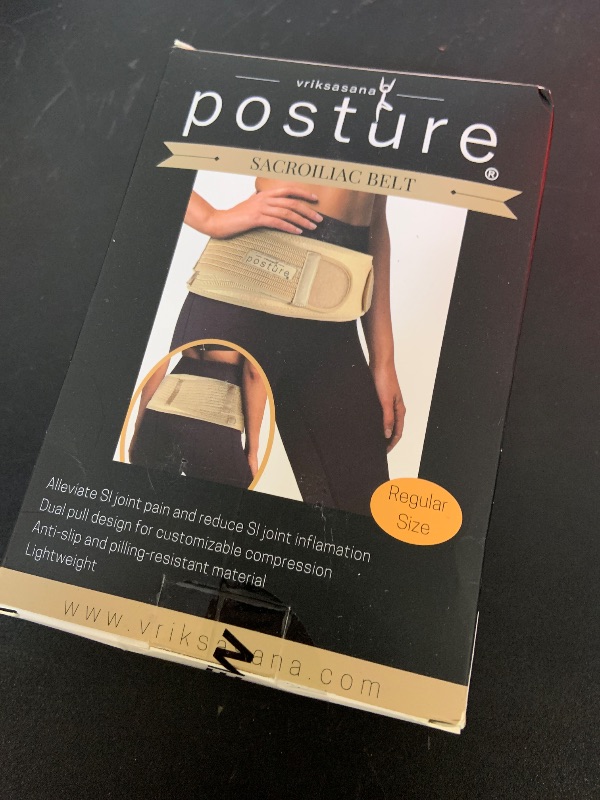 Photo 1 of Vriksasana Posture Sacroiliac Hip Belt for Women and Men That Alleviates Sciatic, Pelvic, Lower Back, Leg and Sacral Nerve Pain Caused by Si Joint Dysfunction| Trochanter Brace (Regular, Nude)