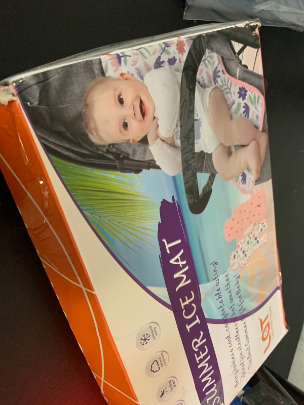 Photo 1 of Gel Car Seat Cooler Pad,1 Pack Double Sides-Universal Baby Stroller Ice Cushion Cooler Mat,Summer Cooling Seat Liner,Multifunctional Suitable for Baby Dining Chair,Child Safety Seat(Sloth + Leaves)