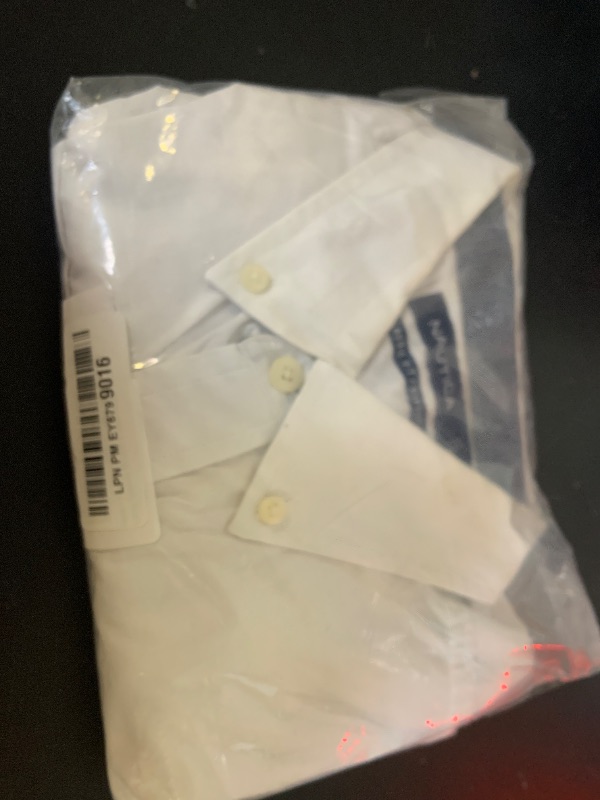 Photo 1 of NAUTICA Men's Classic Fit Oxford Long Sleeve Button Down Shirt, White, L