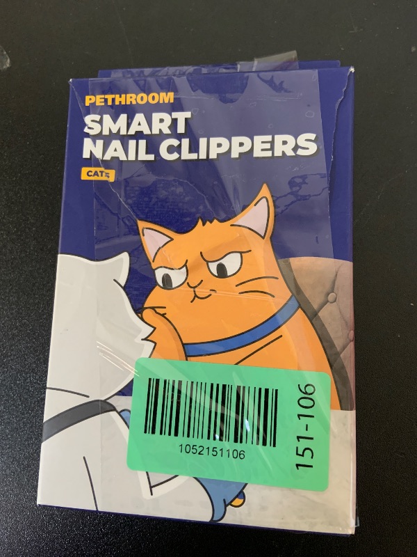 Photo 1 of [PETHROOM] Cat Nail Clipper Trimmer for Indoor Cats with Circular Cut Hole (2mm) | Premium Sturdy Stainless Steel Blade Cat Claw | Safe, Easy, Accurate, Quiet & Fast | Avoid Overcutting