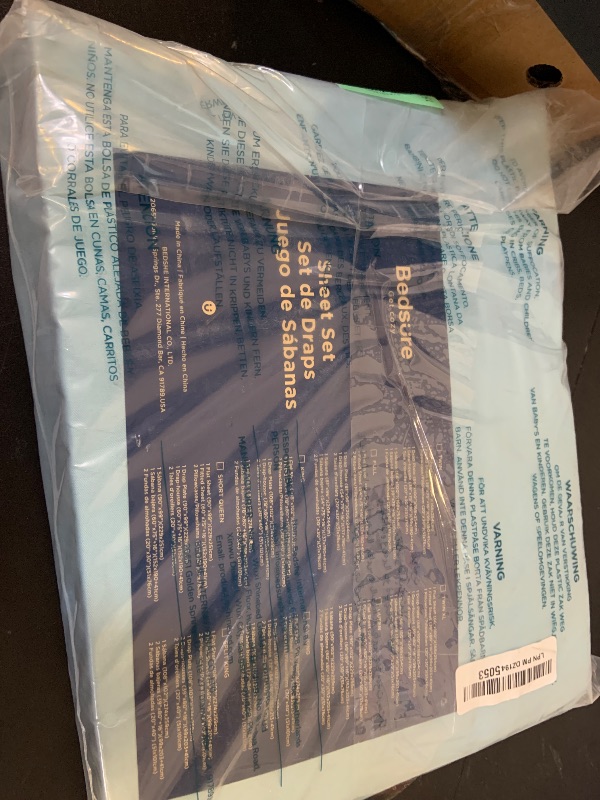 Photo 1 of Bedsure GentleSoft Queen Sheet Set, Rayon Derived from Bamboo, Cooling Sheets, Breathable & Soft, Deep Pocket Up to 16 Inches, Hotel Luxury Silky Bedding for Hot Sleepers, Teal Blue