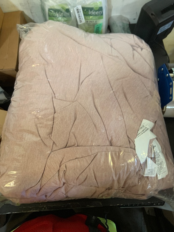 Photo 1 of Comforter & Sheet Set - Pink - Sz Unknown