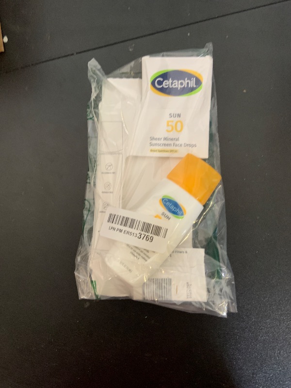 Photo 1 of Cetaphil Sheer Mineral Liquid Sunscreen for Face, 100% Mineral UVA/UVB Filters, Zinc Oxide Broad Spectrum SPF 50 Formulated for Sensitive Skin, Unscented, 1.7 Fl Oz