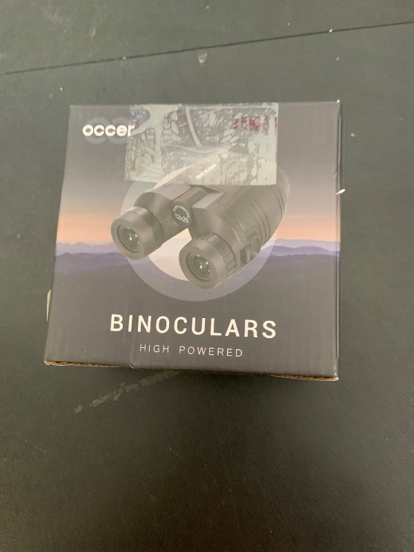 Photo 1 of Occer 12x25 Compact Binoculars for Adults and Kids, Large Eyepiece Waterproof Binocular with Low Light Vision,High Powered Easy Focus Binoculars for Bird Watching,Outdoor Hunting,Travel,Sightseeing