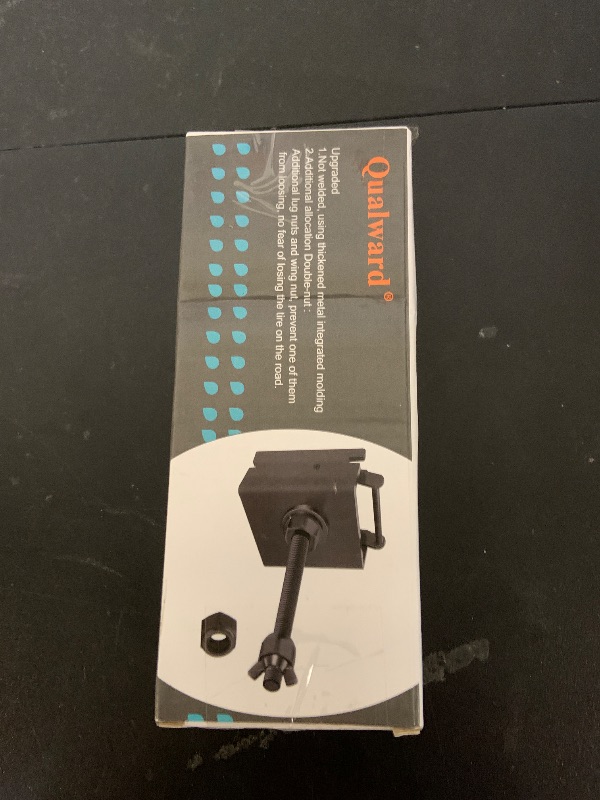 Photo 1 of E Track Spare Tire Holder Mount for Enclosed Trailers, Spare Tire Carrier Bracket for Trucks, Garages, Warehouse and Semis, Upgraded E-Track Fittings Spare Wheel Carrier