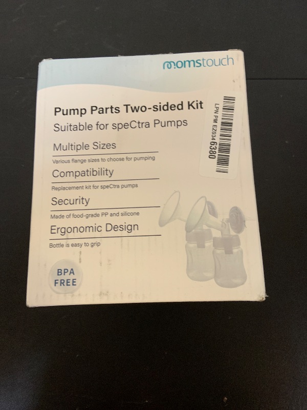 Photo 1 of Momstouch Pump Parts Compatible with Spectra S1/S2/9 Plus, Not Original Accessories, Full Set Replacements Include 21mm Flange, Duckbill Valve, Backflow Protector, Tubing and Bottle