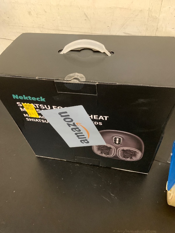 Photo 1 of Nekteck Shiatsu Foot Massager with Heat, FSA Eligible Deep Kneading Therapy Air Compression, HSA Feet Massage Improve Blood Circulation Foot Wellness Soothing Pain Relief, Relax for Home Office Use